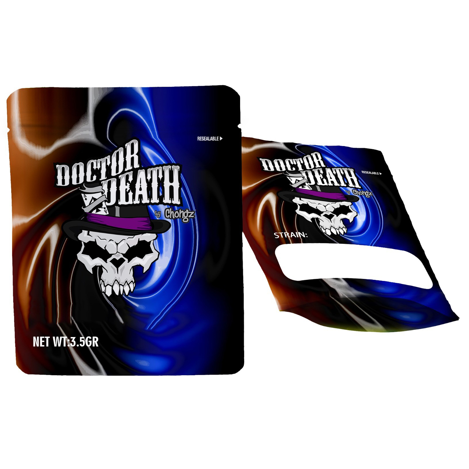 Dr Death Mylar bag