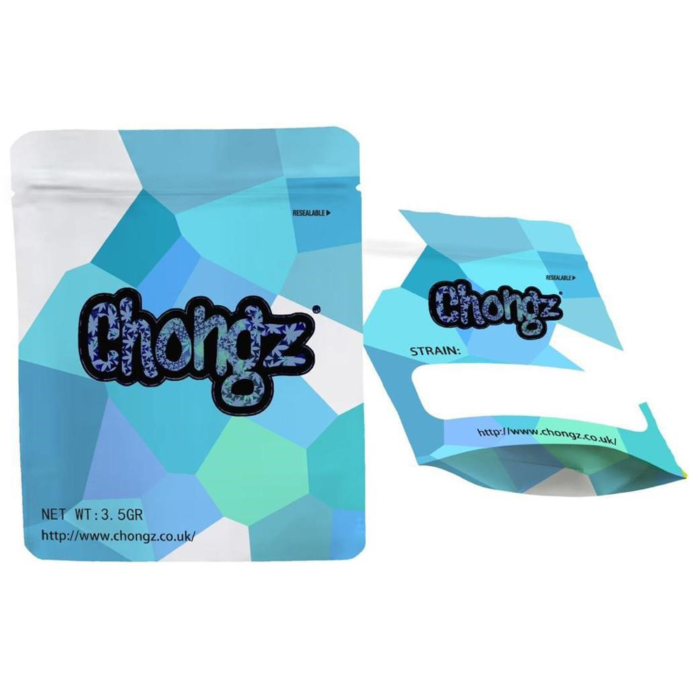 Chongz Blue Mylar bag