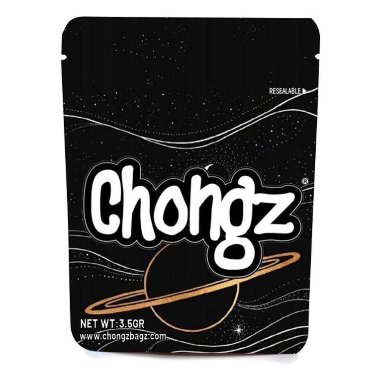 Chongz Black Planet Mylar bag