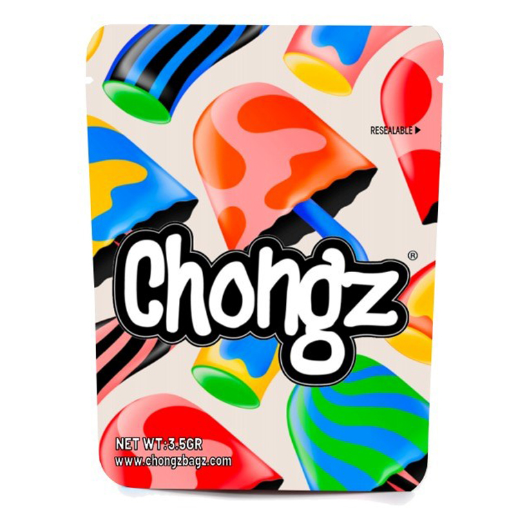 Chongz Coloured Ice Pops Mylar bag